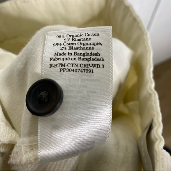 Everlane The Organic Wide Leg Pant size 2 in Bone NWT - Picture 9 of 14